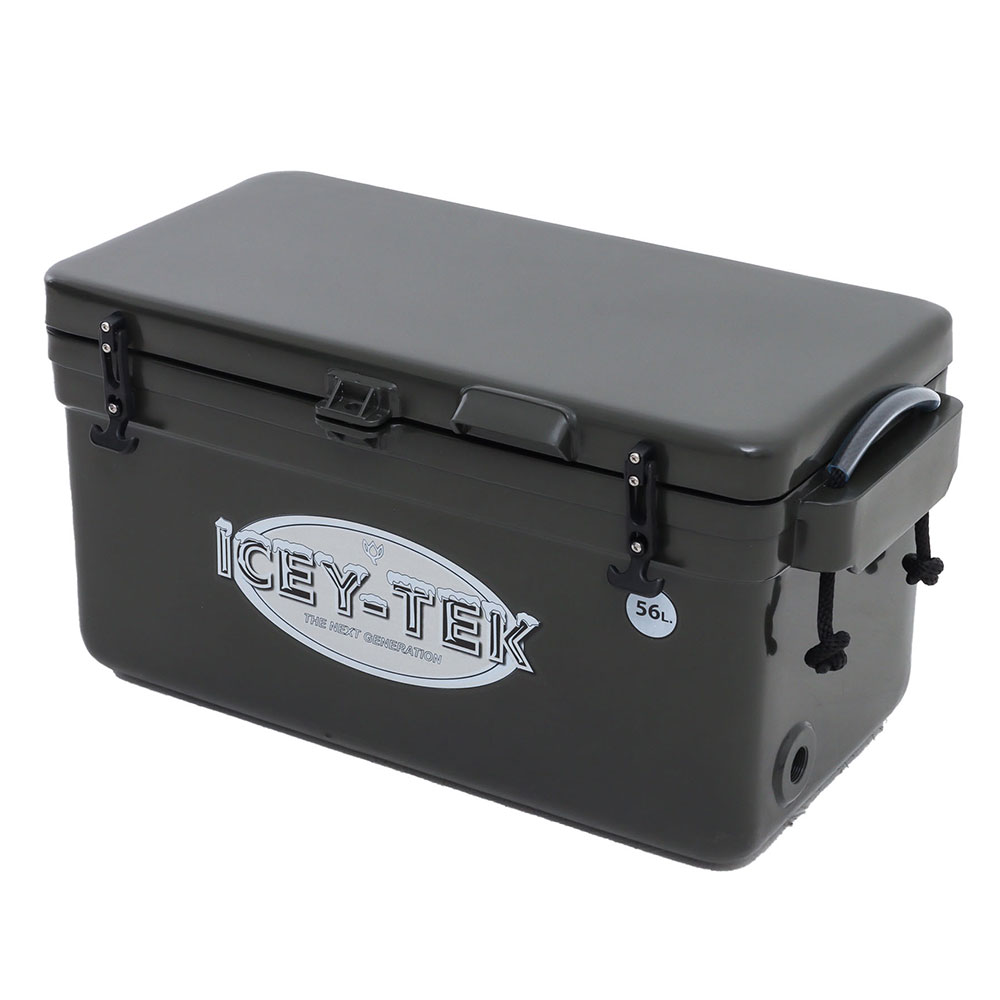 Icey-Tek Long Chilly Bin 56L Khaki Green