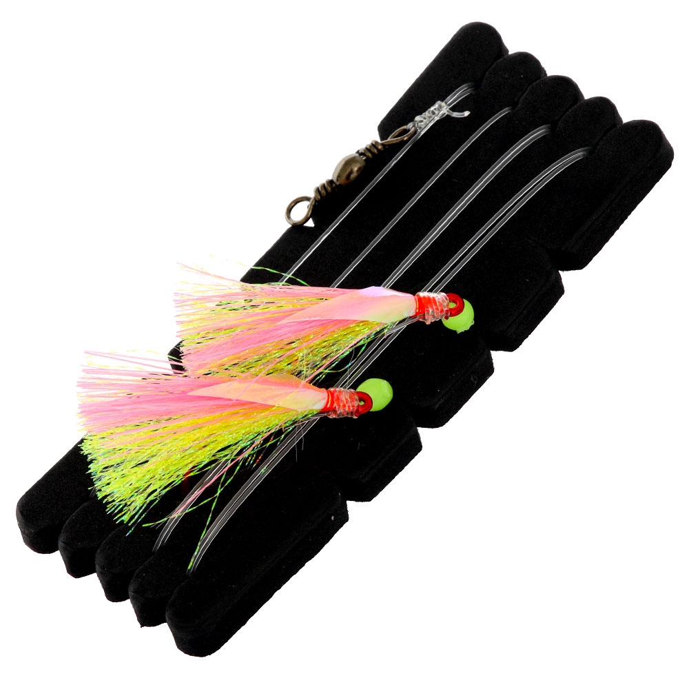 Black Magic Snapper Snatcher Flasher Rig 5/0 Pinky