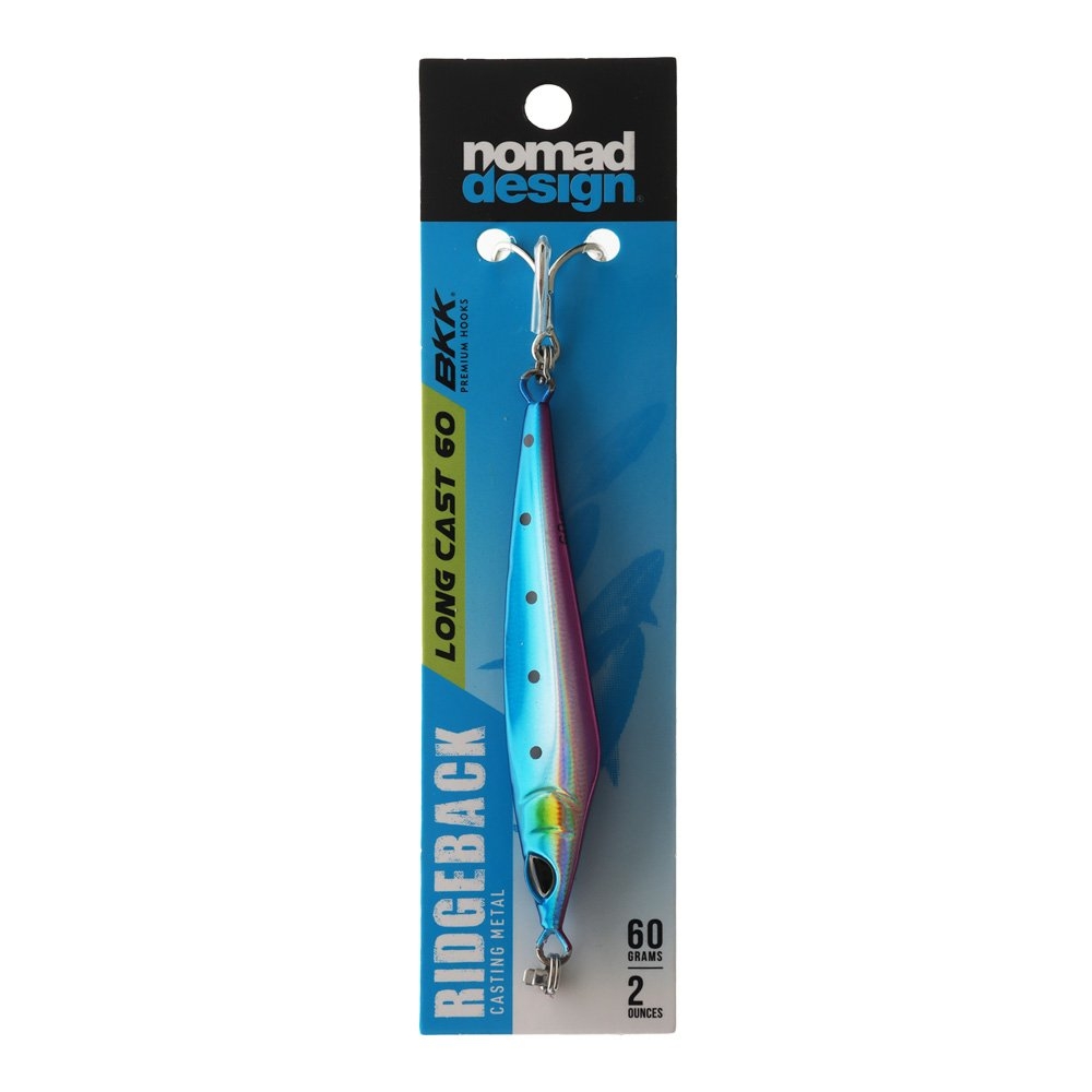 Nomad Design Ridgeback Long Cast Spinning Lure 60g Sardine