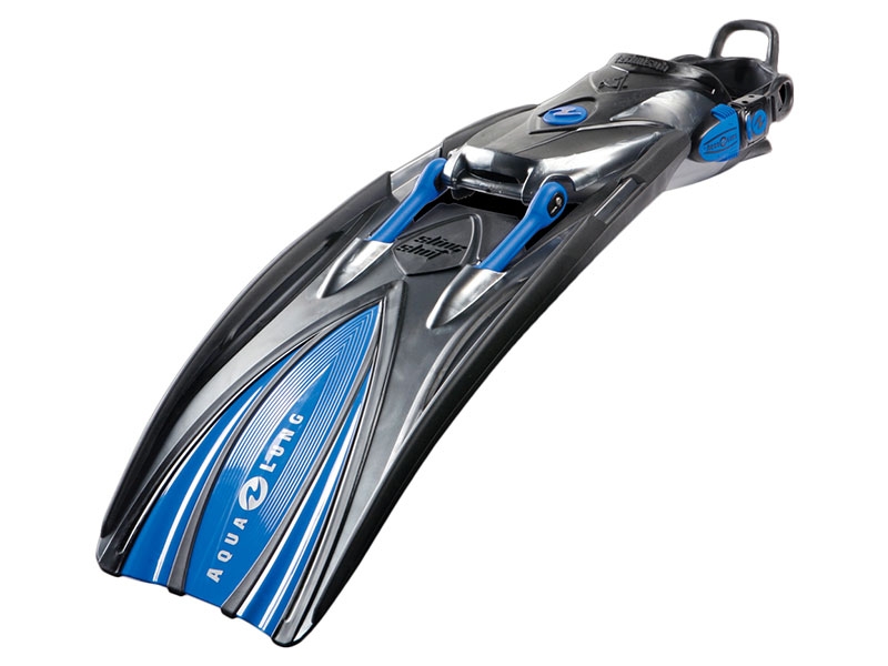 Aqualung Slingshot Adjustable Dive Fins Blue Extra Large