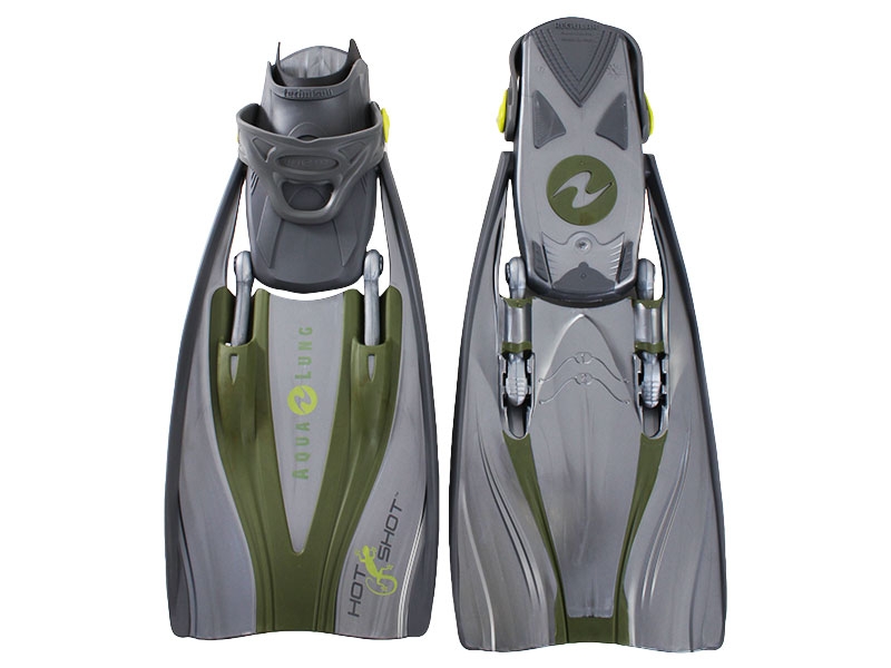 Aqualung Hotshot Adjustable Fins Green Regular