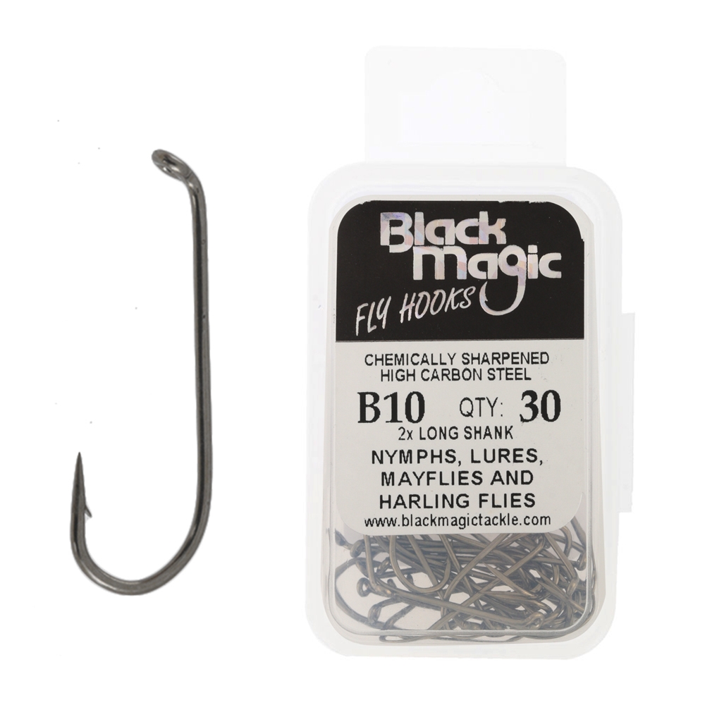 Black Magic Series B Fly Hook Size 14 Qty 30