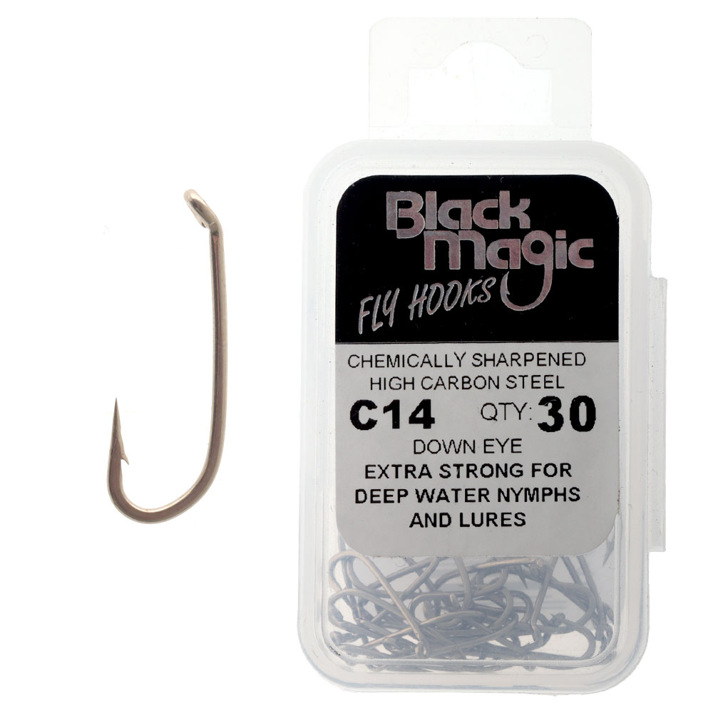Black Magic Series C Fly Hooks Size 14