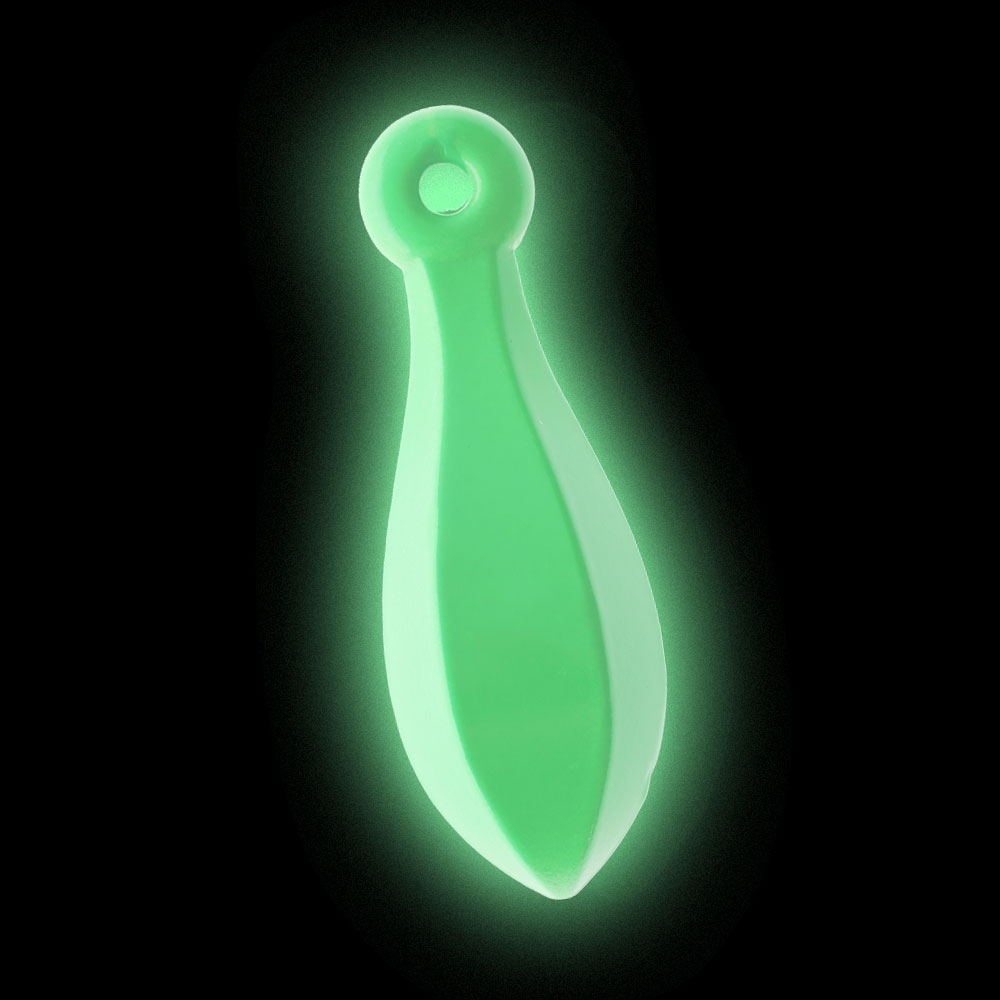 ManTackle Tear Drop Reef Sinkers Green Lumo