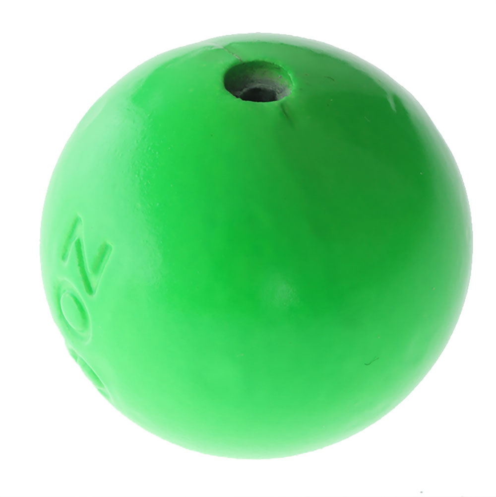 ManTackle Ball Sinkers Green Lumo 1/2oz Qty 8
