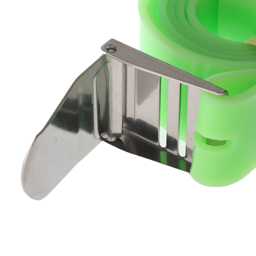 Silicone Dive Weight Belt with Stainless Steel Buckle 1.4m Green Lumo