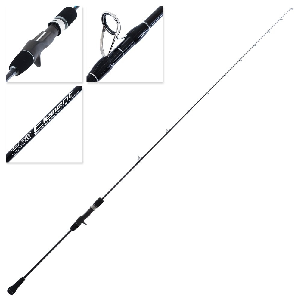Ocean's Legacy Slow Element Acid Wrap OH Slow Jig Rod 6ft 2in PE2 80-200g 1pc