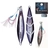 Ocean's Legacy Hybrid Contact Rigged Slow/High Pitch Jig 40g Black Silver