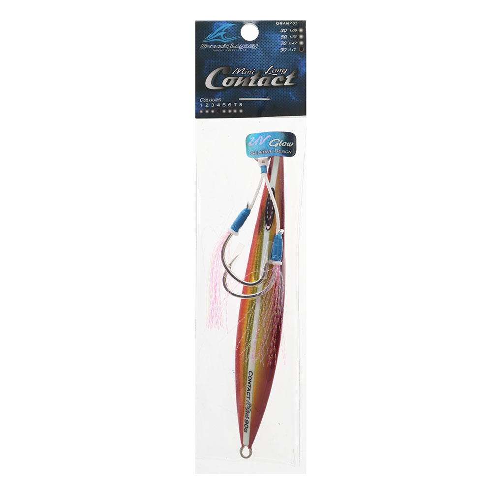 Ocean's Legacy Mini Long Contact Rigged Jig 90g Orange
