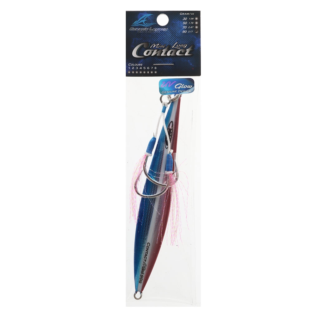 Ocean's Legacy Mini Long Contact Rigged Jig 90g Sardine