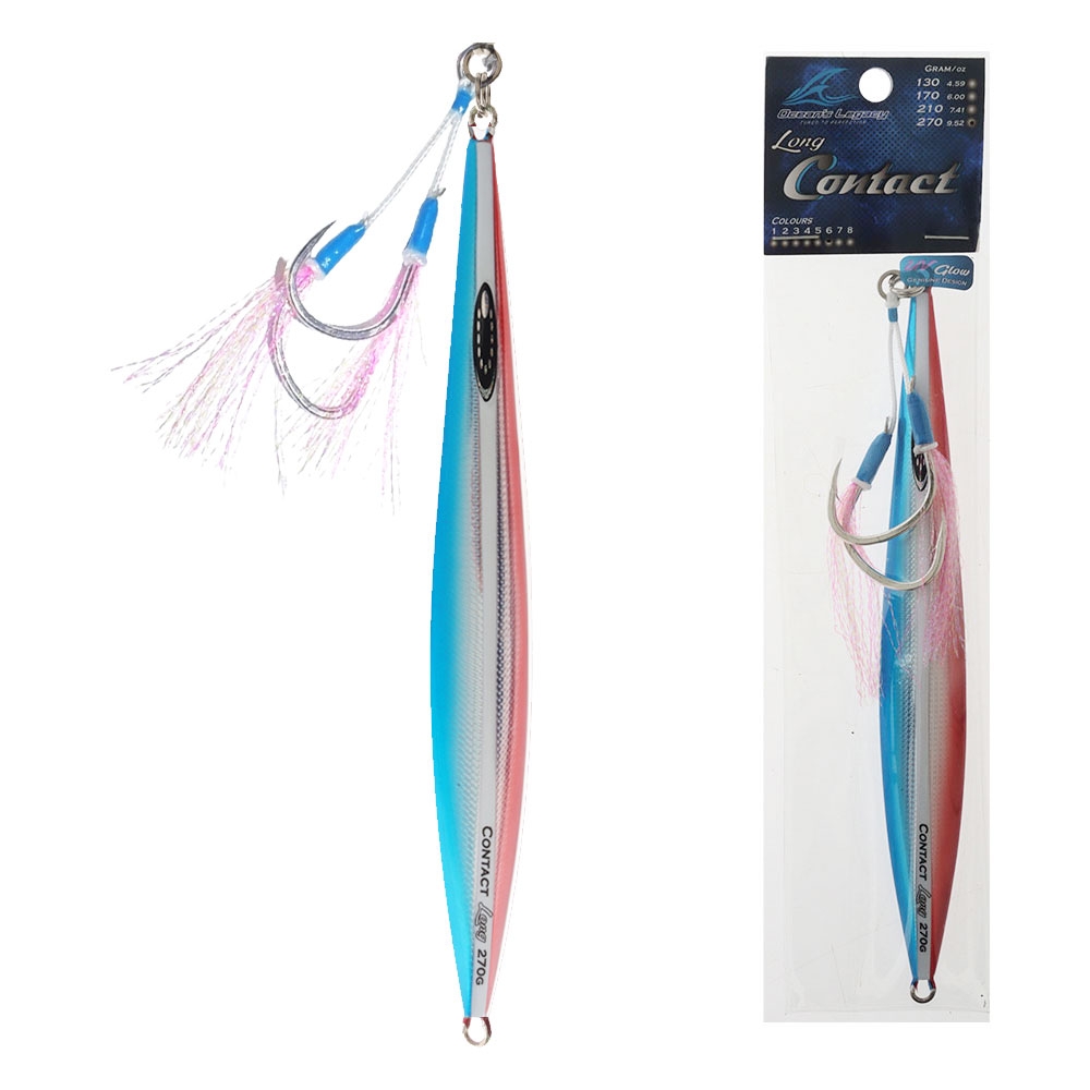Ocean's Legacy Long Contact Rigged Jig 270g Sardine