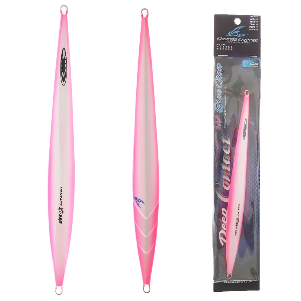 Ocean's Legacy Deep Contact Jig 300g Pink Glow