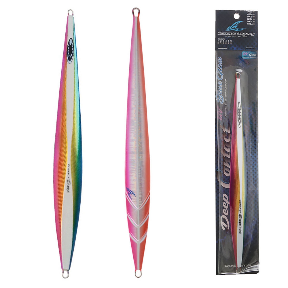 Ocean's Legacy Deep Contact Jig 400g Rainbow