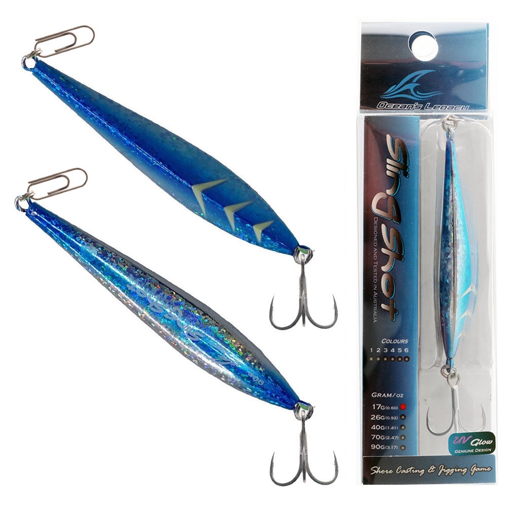 Ocean's Legacy SlingShot Surface Iron Lure 17g Sardine