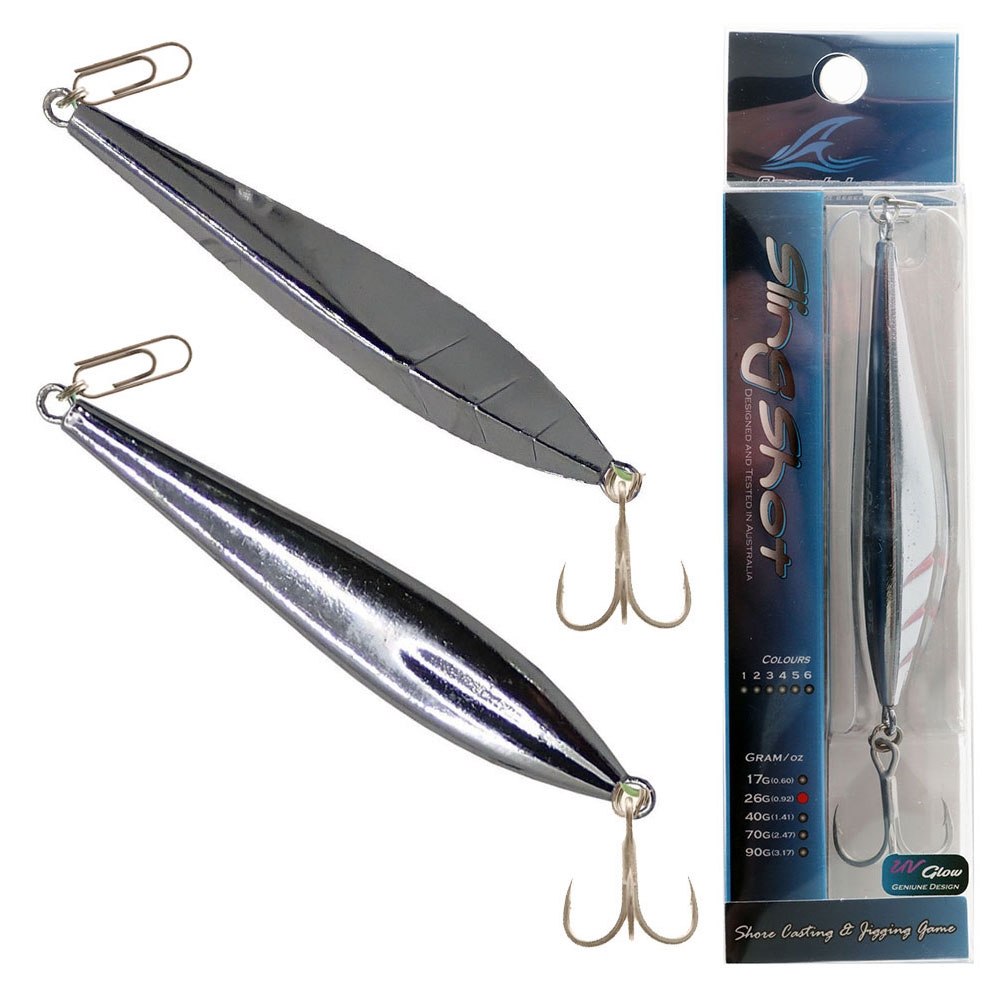 Ocean's Legacy SlingShot Surface Iron Lure 26g Chrome Bullet