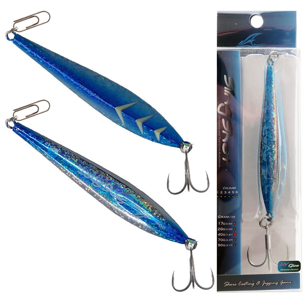 Ocean's Legacy SlingShot Surface Iron Lure 40g Sardine