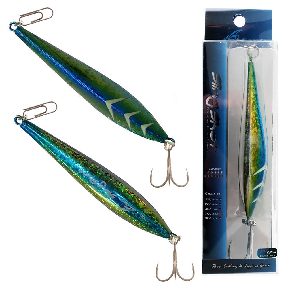 Ocean's Legacy SlingShot Surface Iron Lure 70g Fusilier
