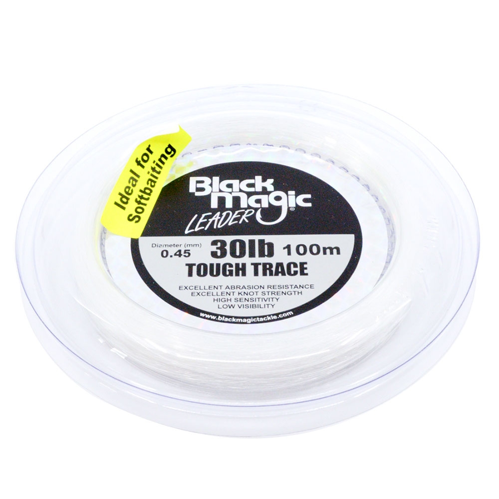 Black Magic Tough Trace 30lb 100m 0.45mm