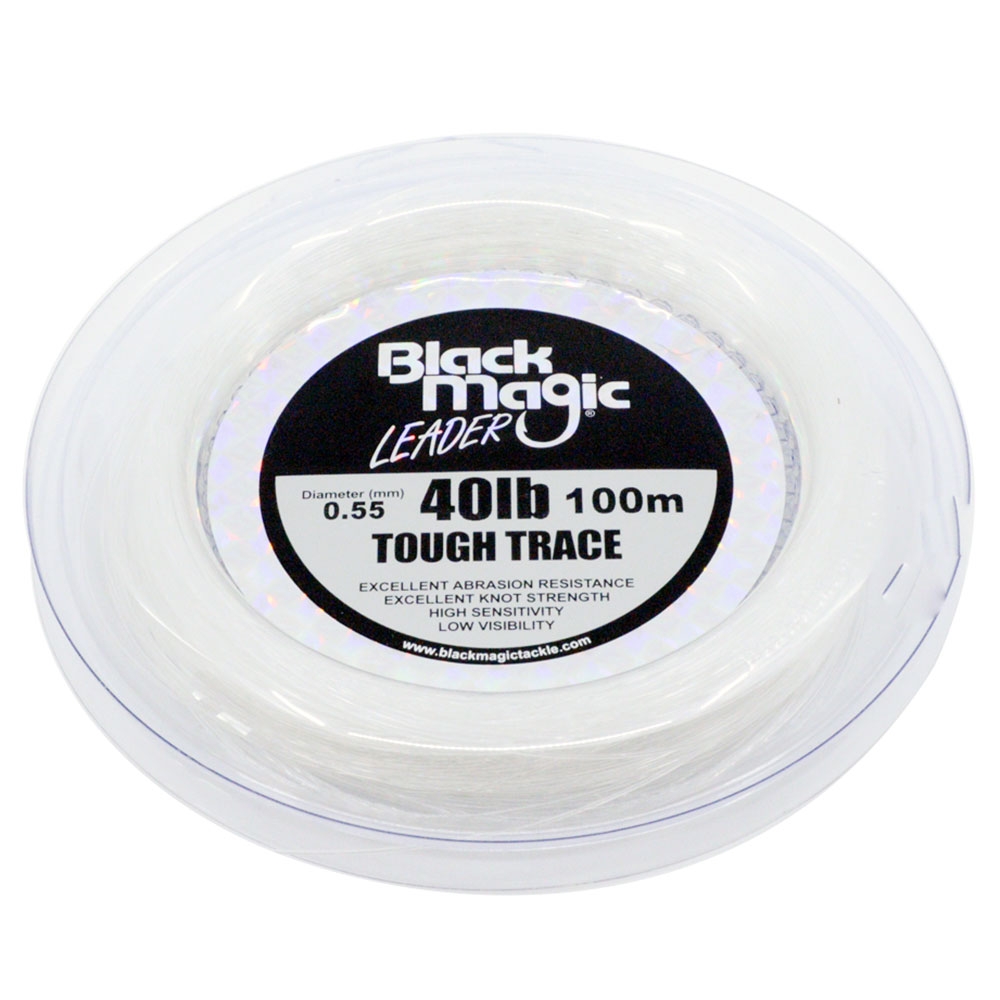 Black Magic Tough Trace 40lb 100m 0.55mm