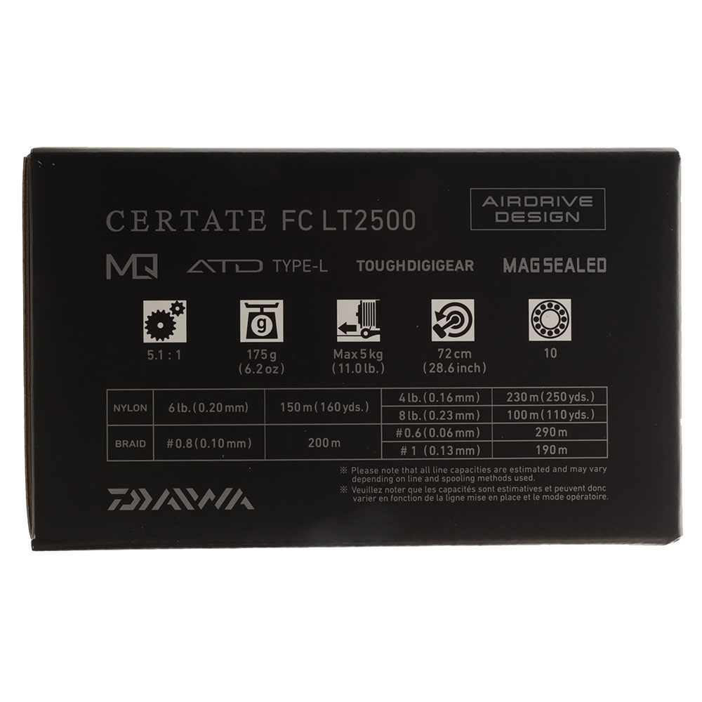 Daiwa 24 Certate (G) FC LT 2500 Spinning Reel