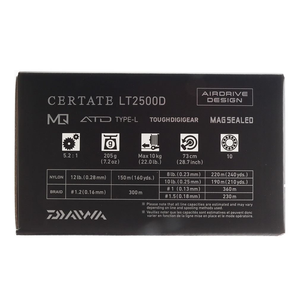 Daiwa 24 Certate (G) LT 2500D Spinning Reel