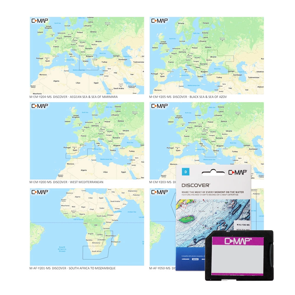 C-MAP DISCOVER M Africa / Mediterranean / Middle East Chart Card MSD C-MAP DISCOVER M Africa / Mediterranean / Middle East Chart Card MSD
