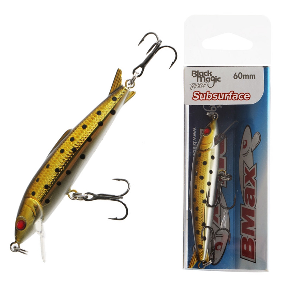 Black Magic BMax60 Freshwater Lure 60mm 3.4g Gold