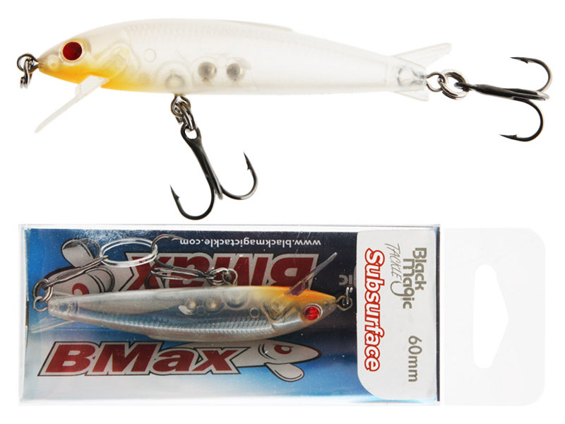 Black Magic BMax60 Freshwater Lure 60mm 3.4g White