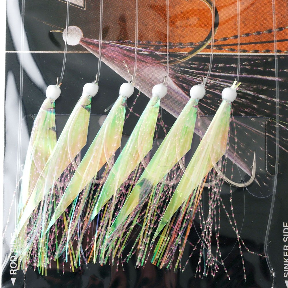 Hayabusa EX131 Laser Pink White Sabiki Rig