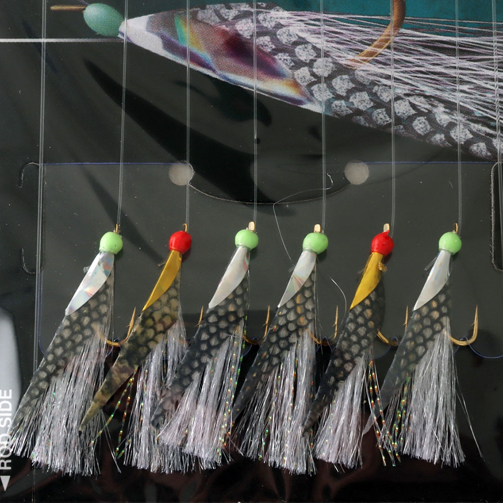 Hayabusa EX126 Real Scale Flasher Sabiki Rig Size 10