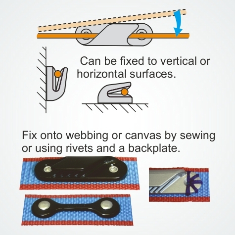 Clamcleat CL213 Fine Line Starboard Cleat