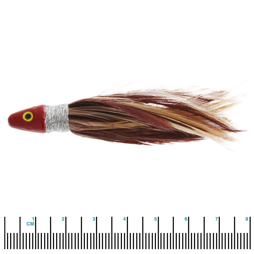 Black Magic Freshwater Chicken Skippy Lure 6cm Brown Ginger