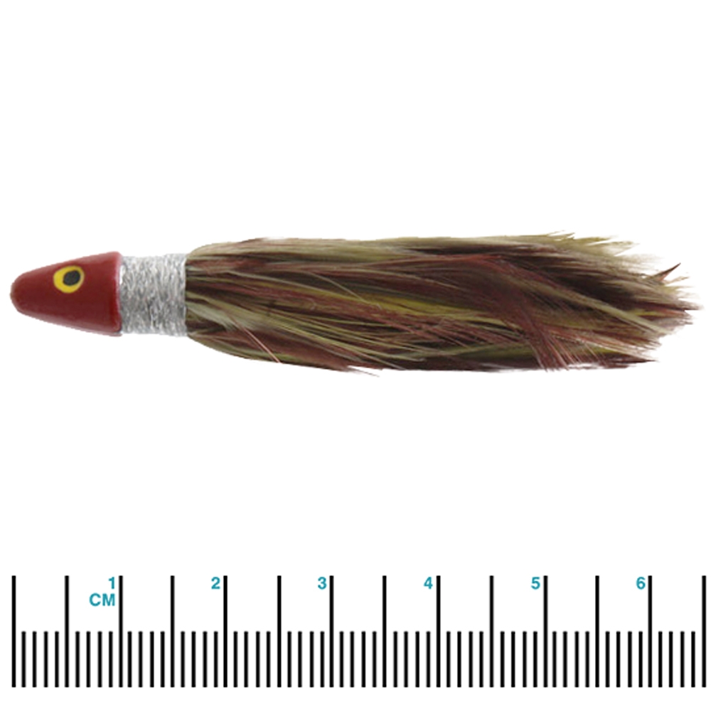 Black Magic Freshwater Chicken Skippy Lure 6cm Dark Brown Olive