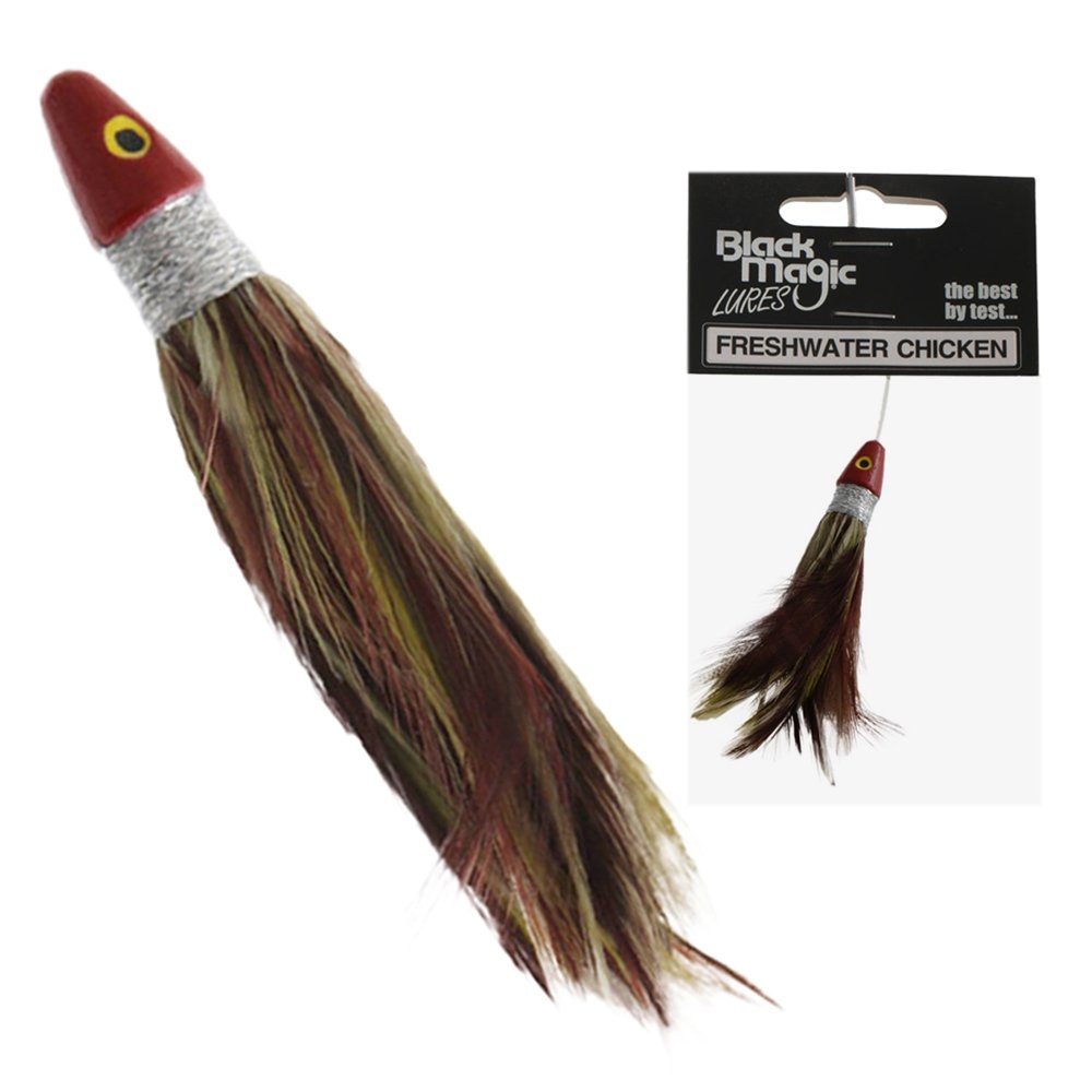 Black Magic Freshwater Chicken Trout Kahawai Or Skippy Lure 6cm