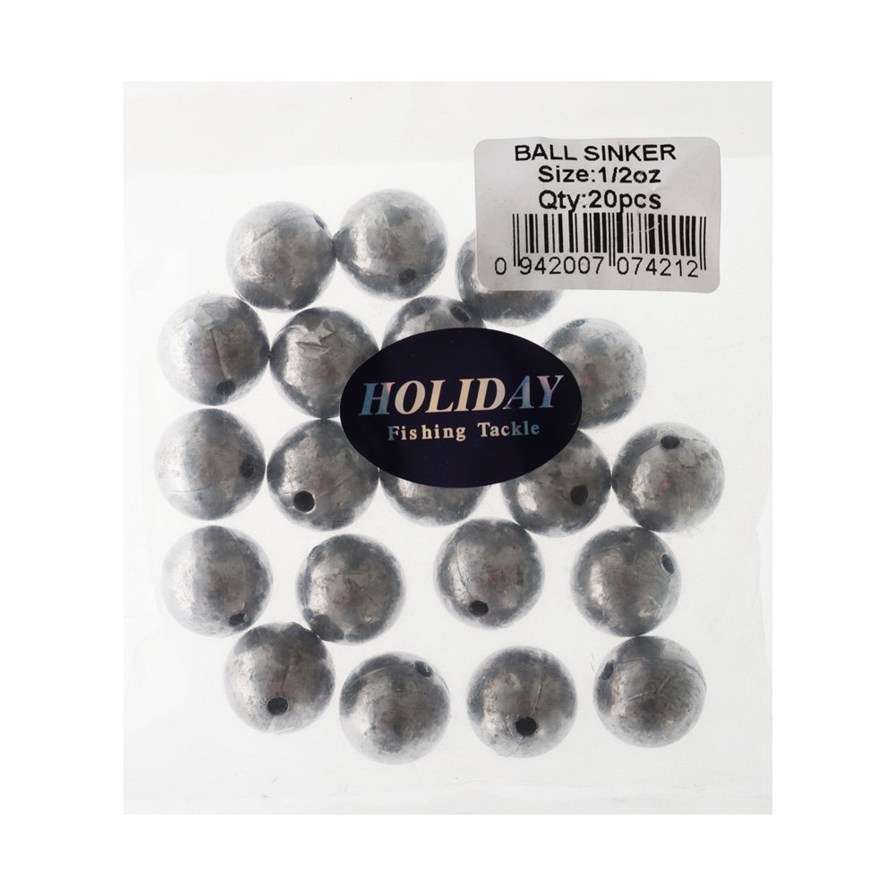 Holiday Ball Sinker 1/2oz Qty 20