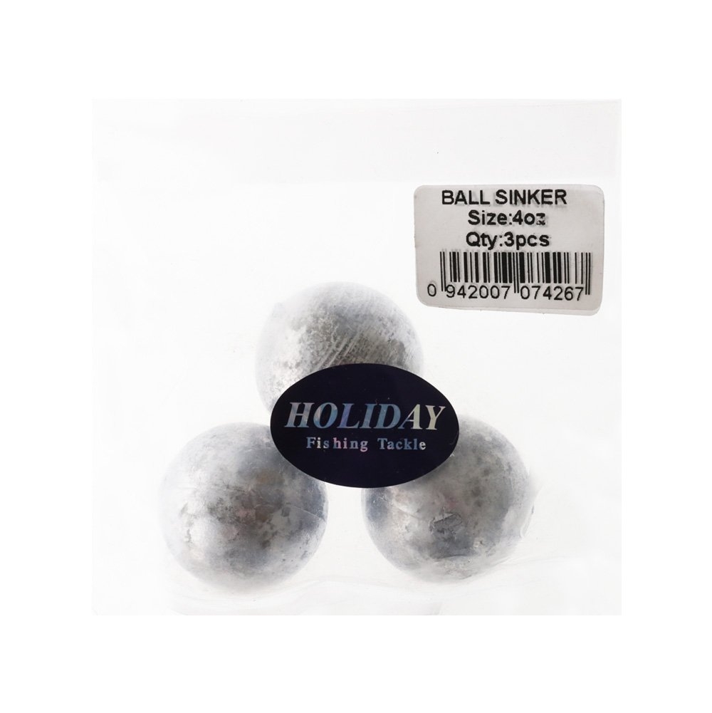 Holiday Ball Sinker 4oz Qty 3