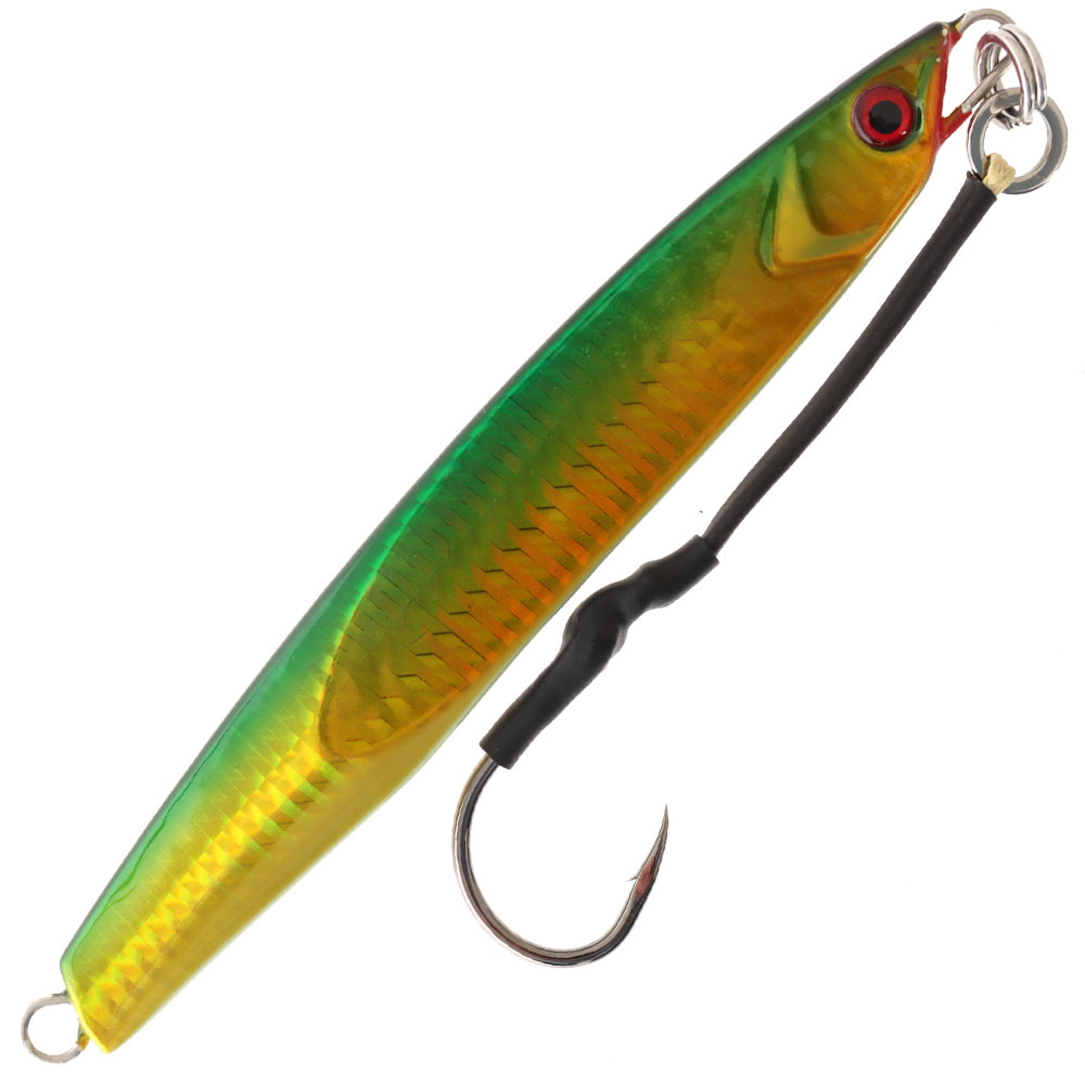 Black Magic Knife Jig 150g Green/Yellow/Gold
