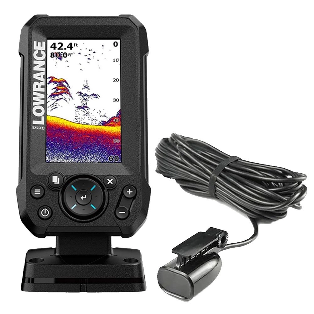 are lowrance fish finders good Eagle 4X FishFinder with Bullet Transducer, 4-inch IPS Portrait Screen, Black, 000-16110-001 : Electronics Map Discover Charts Top Lowrance Fish Finders for