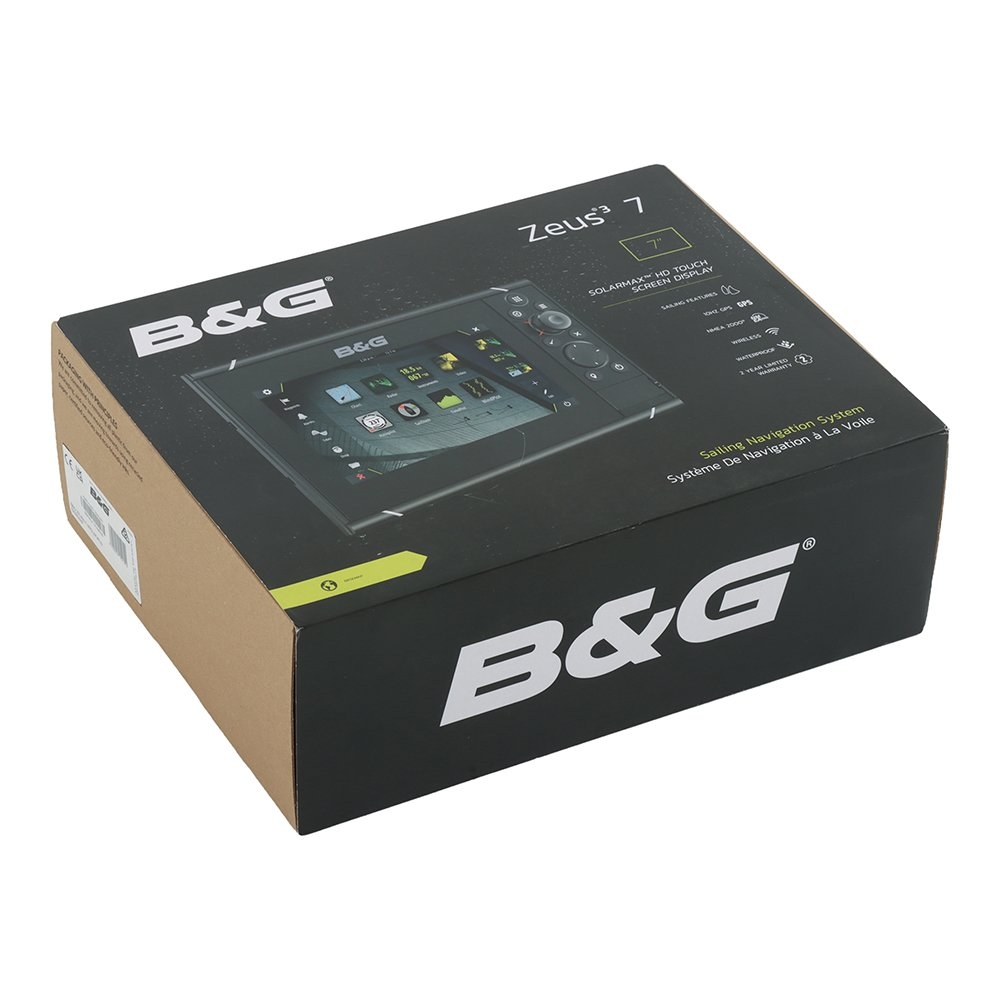 B&G Zeus3 7 Chartplotter with World Basemap