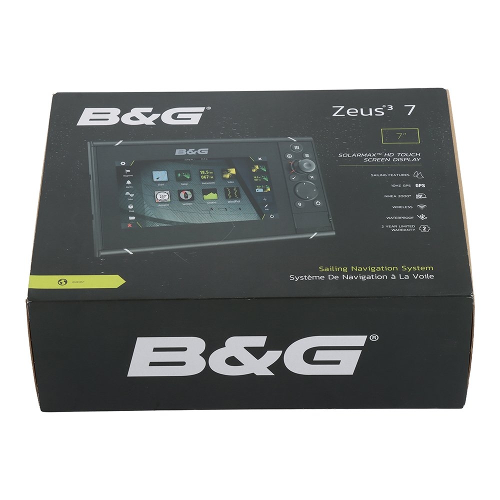 B&G Zeus3 7 Chartplotter with World Basemap
