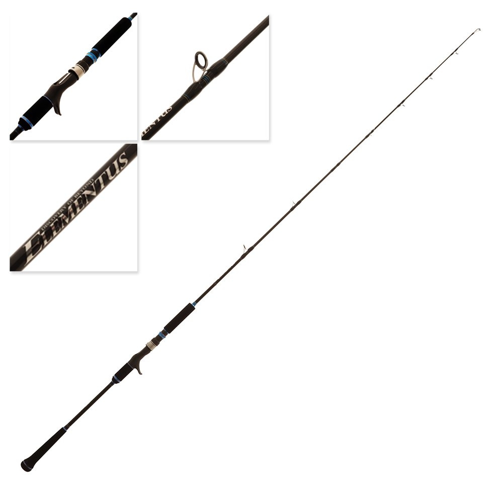 Ocean's Legacy Elementus Deep Water Overhead Jigging Rod 6ft 1in PE6.0+ 400-1000g 1pc