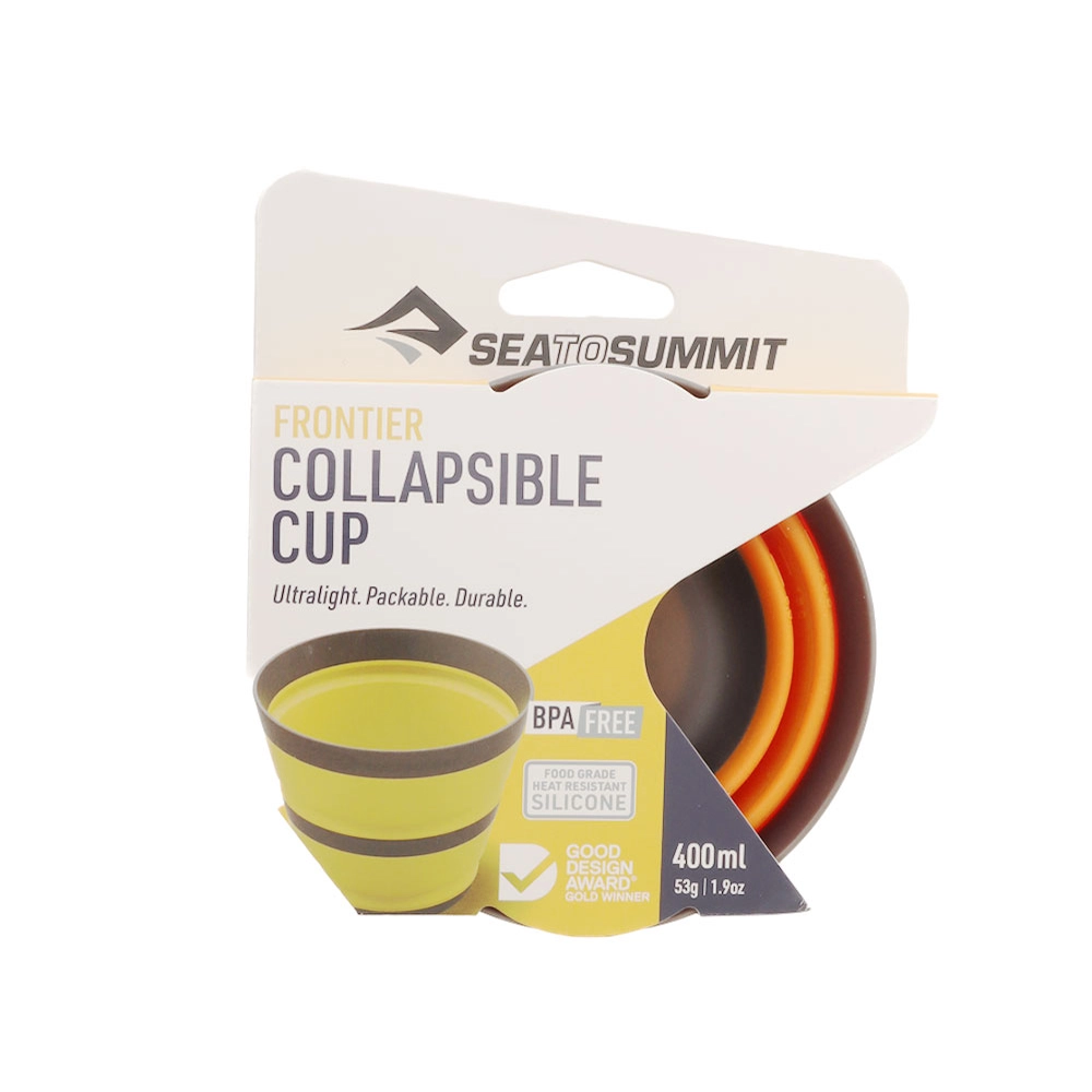 Sea to Summit Frontier Collapsible Cup 355ml Puffins Bill Orange Sea to Summit Frontier Collapsible Cup 355ml Puffins Bill Orange