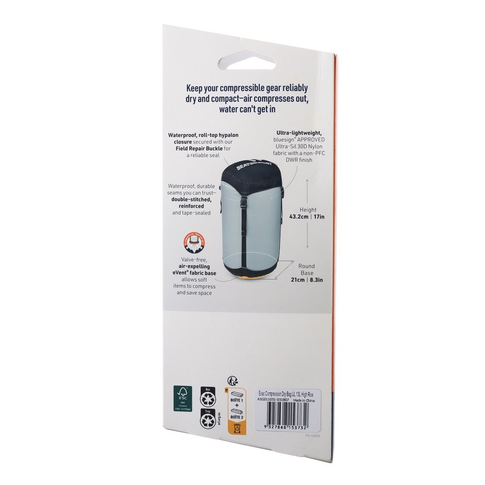 Sea to Summit Evac UL Compression Dry Bag Grey