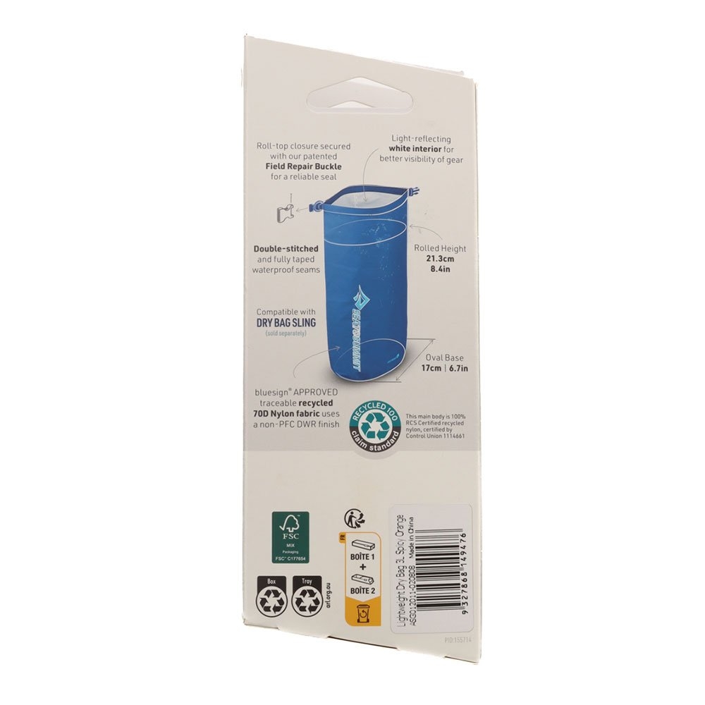 Sea to Summit Lightweight Waterproof Dry Bag 3L