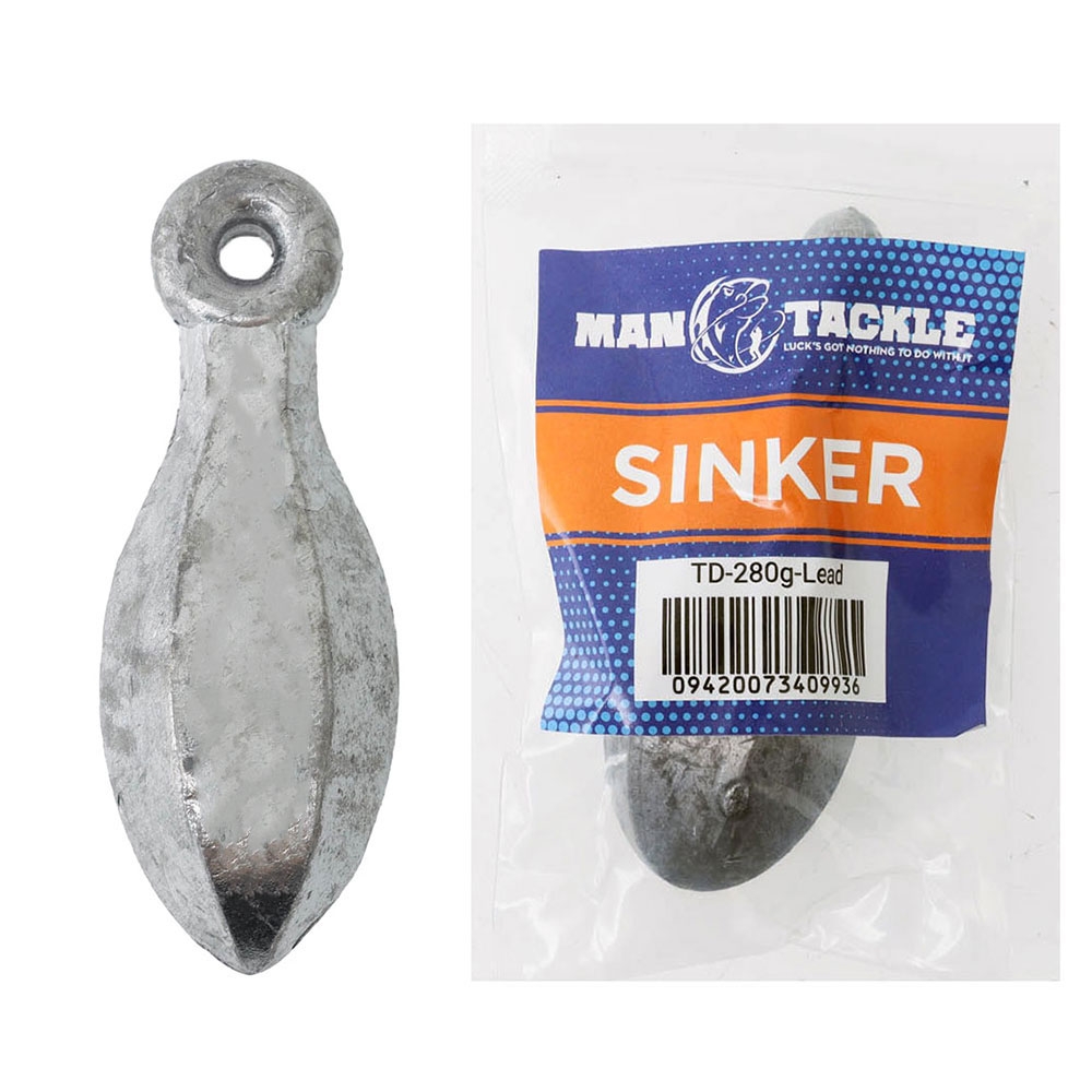 ManTackle Tear Drop Reef Sinkers 10oz Qty 1