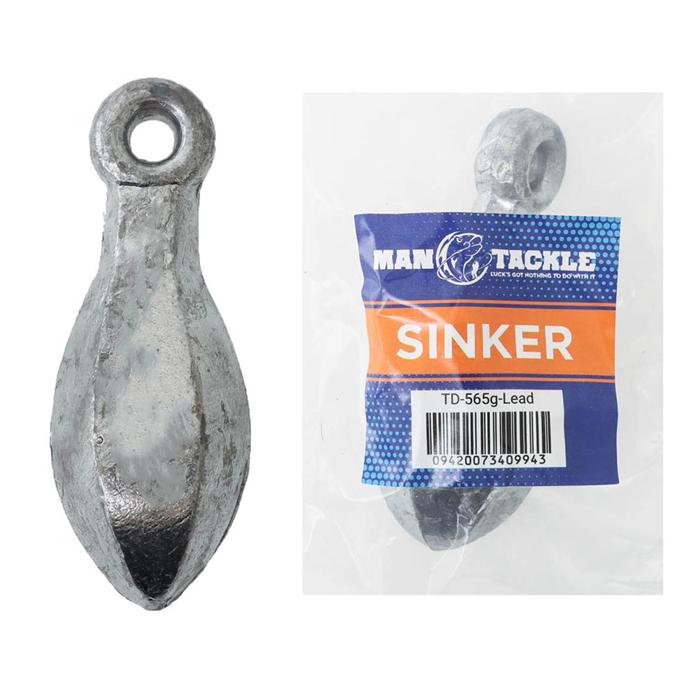 ManTackle Deep Drop Puka Bomb Reef Sinkers 20oz Qty 1