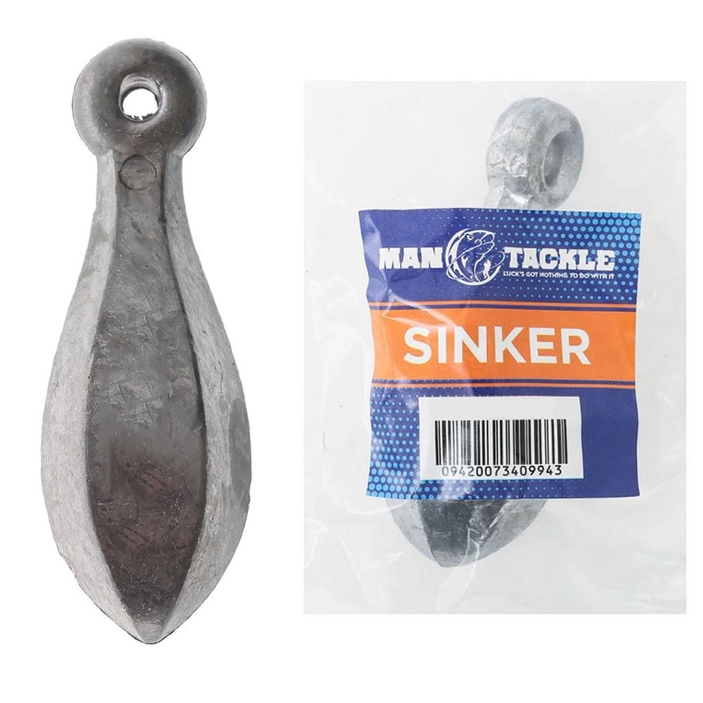 ManTackle Deep Drop Puka Bomb Reef Sinkers 32oz Qty 1