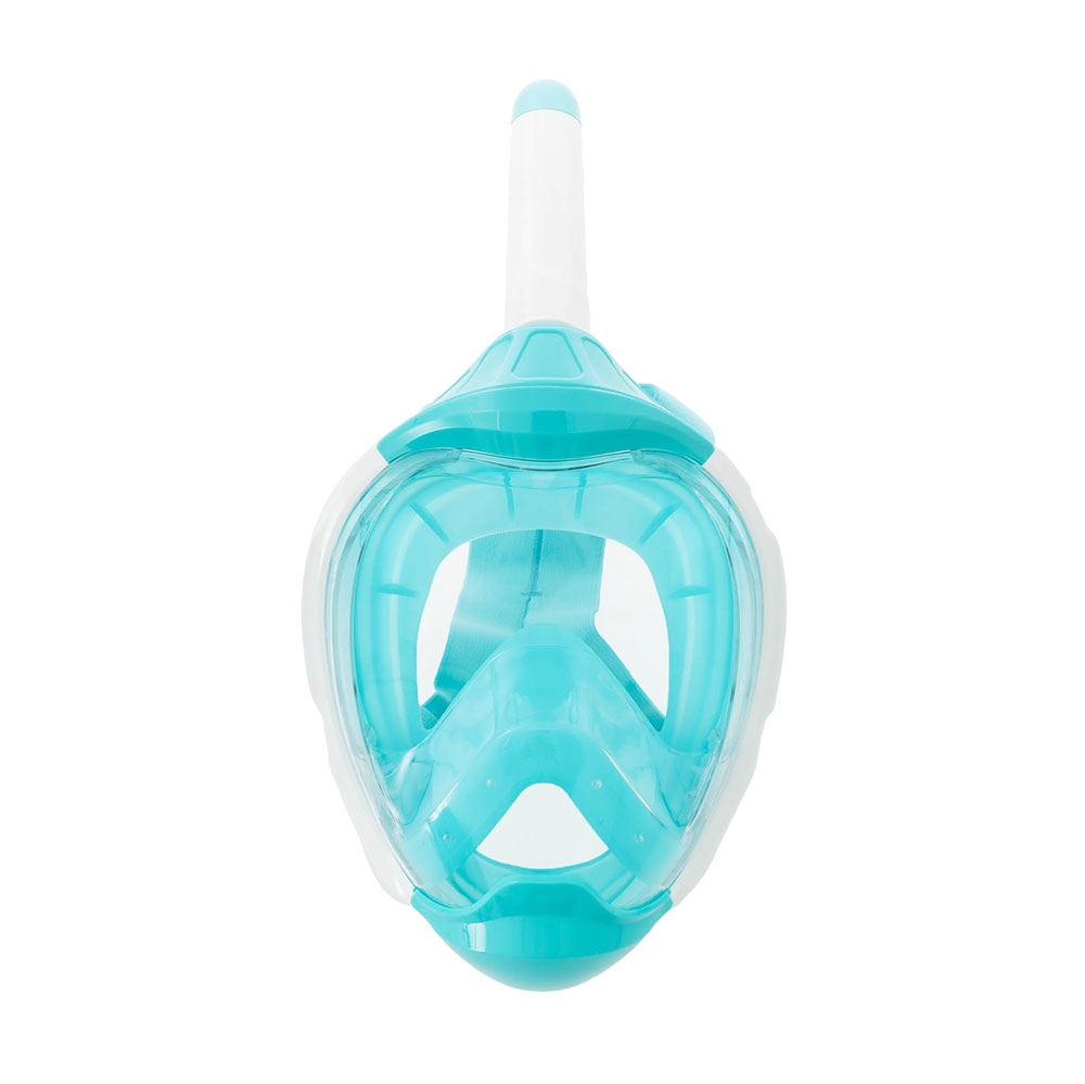 AquaMonde Full Face Snorkel Mask L/XL White/Teal