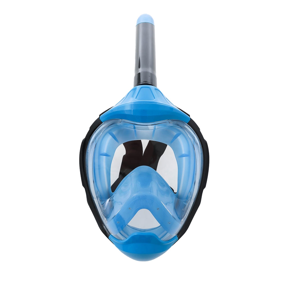 AquaMonde Full Face Snorkel Mask S/M Black/Blue