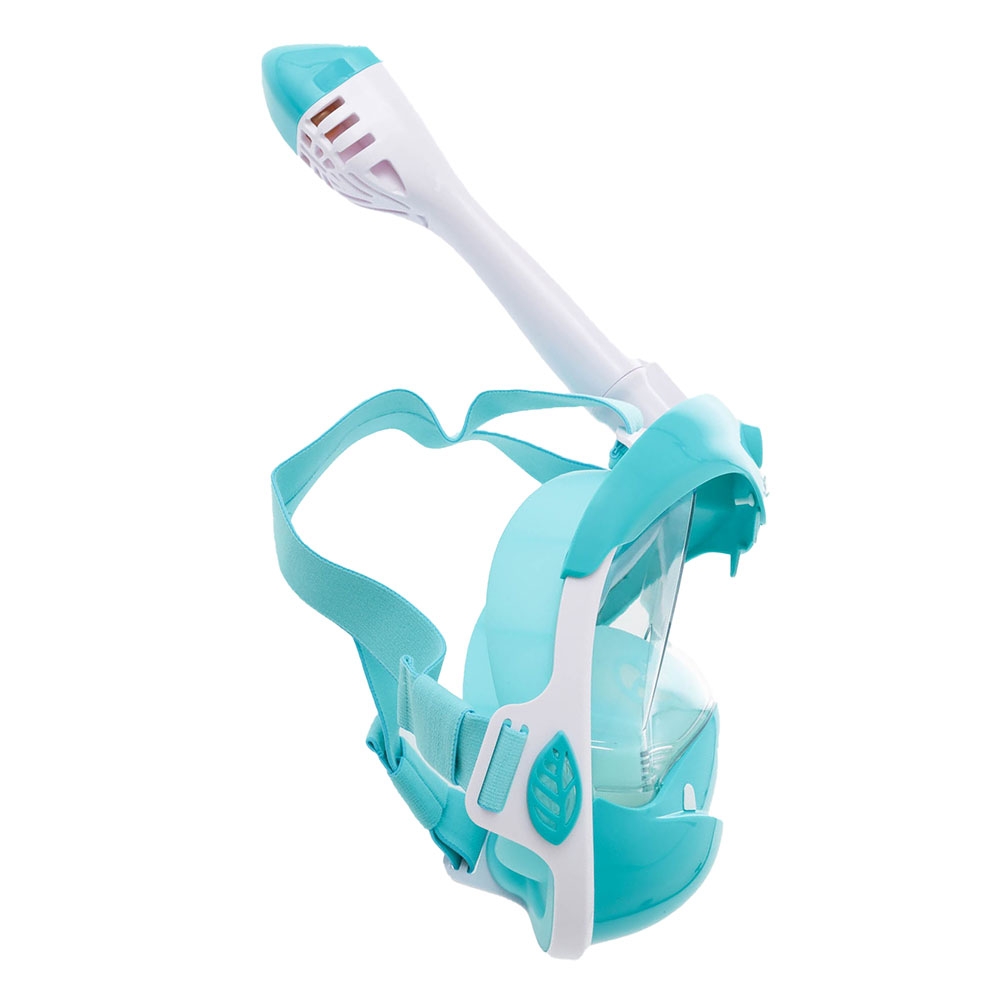 AquaMonde Kids Full Face Snorkel Mask White/Teal